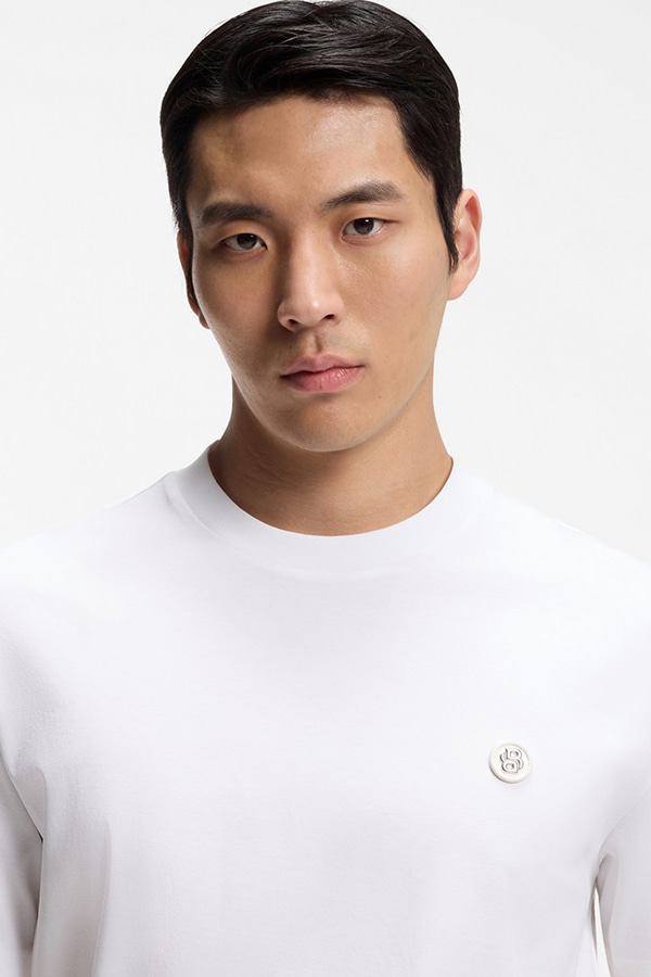 ΜΠΛΟΥΖΑ T-SHIRT BOSS - 100 ΛΕΥΚΟ